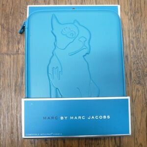 Marc by Marc Jacobs Painted Teal Color I Pad Case